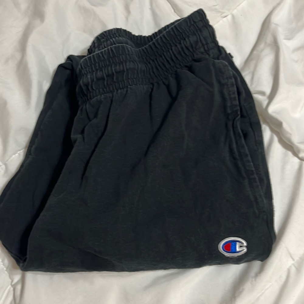 Champion, athletic women’s, small fleece, joggers, black drawstring string